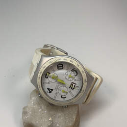 Designer Swatch Chronograph Round Dial Adjustable Strap Analog Wristwatch