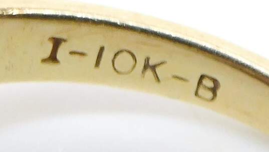 10K Black Hills Gold CZ Grape Vine Ring 3.1g image number 4