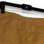 Womens Tan Flat Front Elastic Waist Pockets Pull-On Mini Skirt Size 2 image number 4