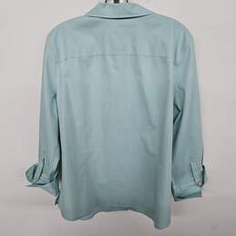 Foxcroft Teal Button Up alternative image