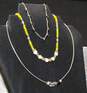 Set of Three Sterling Silver Necklaces image number 1