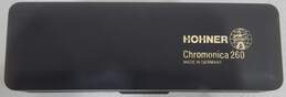 VNTG Hohner Brand Chromonica 260 Model Key of C Harmonica w/ Hard Case alternative image
