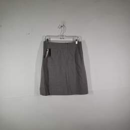 Womens Stretch Flat Front Back Zip Short Straight And Pencil Skirt Size 6P alternative image
