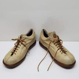 Mn Camper Lt Brown Beige Leather Lace Up Shoes Sz 43M