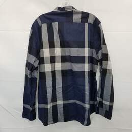 AUTHENTICATED Burberry Brit Nova Button Down Long Sleeve Shirt Size XXL alternative image