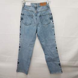 Pacsun Embroidered High Rise Straight Jeans Size 25 alternative image
