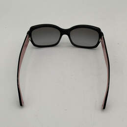 Womens 5053 11 Black Gray Lens Classic Full Rim Rectangular Sunglasses alternative image
