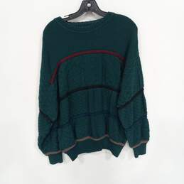 Vintage Lobo by Pendleton Men's heavyweight Green LS Knit Sweater Size L