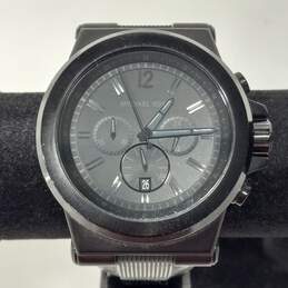Men's Michael Kors Dylan Black Silicon Watch MK8152