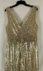 Kate Kasin Gold Formal Dress - Size X Large image number 7
