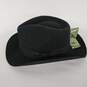 Lihuahat Classic Black Men's Godfather Gangster Mobster Gentleman Fedora Hat image number 1