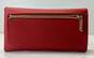 Michael Kors Saffiano Leather Trifold Wallet Red image number 3