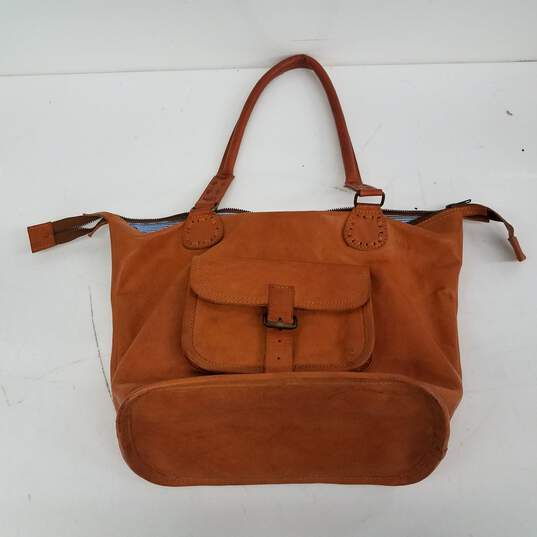 Noonday Collection Leather Tote image number 1