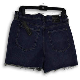 NWT Womens Blue Denim Medium Wash Girlfriend Cut-Off Shorts Size 29/8 alternative image