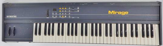 VNTG 1980's Ensoniq Mirage Model DSK-8 Digital Sampling Keyboard w/ Power Cable image number 1