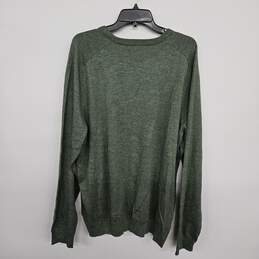 Green Crewneck Long Sleeve Sweater alternative image