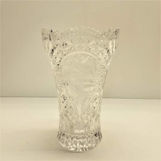 Hofbauer Crystal Vase The Bird Collection  Crystal Flower Vase image number 1