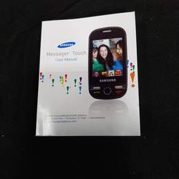 Vintage Blue Samsung Messager Touch Cell Phone In Original Box w/ Manual alternative image
