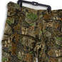 Mens Multicolor Camouflage Pockets Straight Leg Cargo Pants Size 46R image number 4