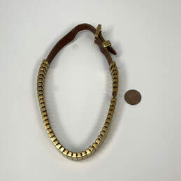 Designer Michael Kors Gold-Tone Adjustable Buckle Classic Collar Necklace alternative image