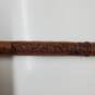 Hand Carved Wood Flute 13in Long image number 3