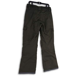 NWT Womens Gray Flat Front Cargo Pockets Stretch Snow Pants Size Medium alternative image