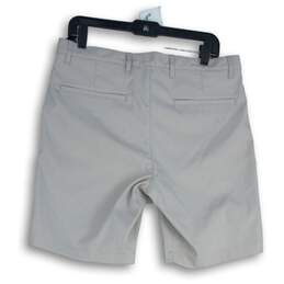 Theory Mens Tan Flat Front Welt Pocket Regular Fit Chino Shorts Size 32 alternative image