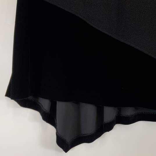 St. John Women Black Velvet Accent Skirt Sz12 image number 6