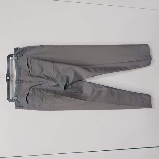 Men's Gray Chino Pants Size 36 x 32 image number 2