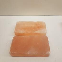 Lot of 4 Pink Rose Quartz Crystal Slabs Over 35 Lbs. Total Weight alternative image