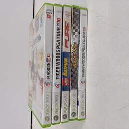 Lot of 5  Assorted Microsoft XBOX 360 Video Games