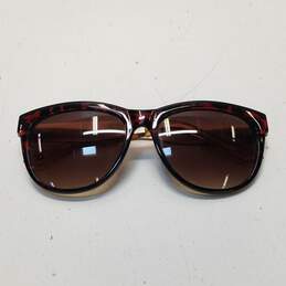 Tommy Hilfiger Brown Tortoise Shell Browline Sunglasses