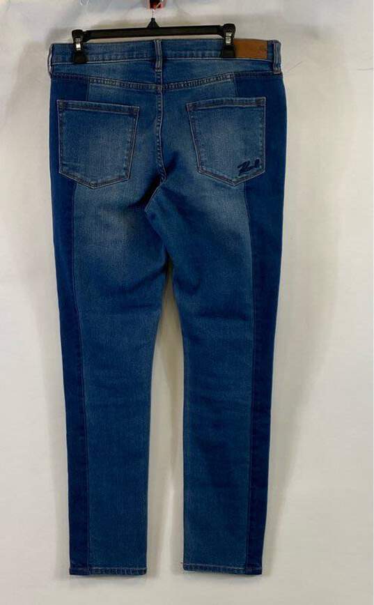 Karl Lagerfeld Blue Pants - Size 10 image number 2