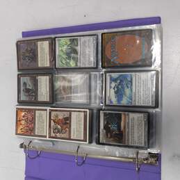 Collection of Assorted Magic: The Gathering Trading Cards w/ Binder alternative image