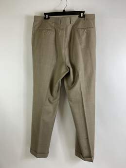 Ralph Lauren Men Brown Plaid Slacks Dress Pants L alternative image