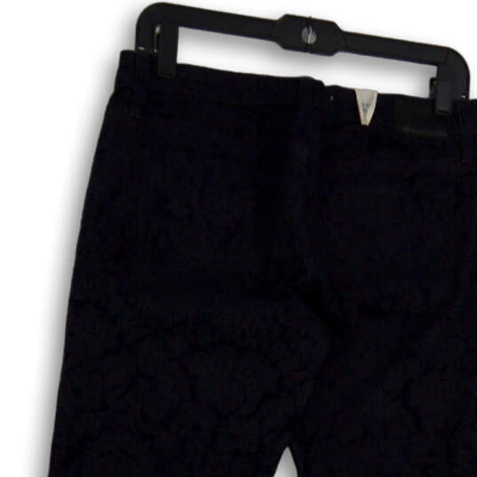 Womens Blue Denim Dark Wash Pockets Regular Fit Skinny Leg Jeans Size 28 image number 4