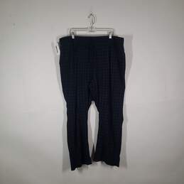 Womens Plaid Drawstring Waist Straight Leg Sleepwear Pajama Pants Size 2XL alternative image