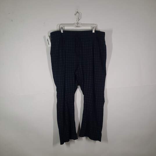 Womens Plaid Drawstring Waist Straight Leg Sleepwear Pajama Pants Size 2XL image number 2