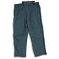 Mens Gray Elastic Waist Straight Leg Pull-On Activewear Track Pants Size L image number 1