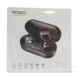 TOZO T12 Bluetooth Digital LED Waterproof Wireless Touch Control Earbud NIB alternative image