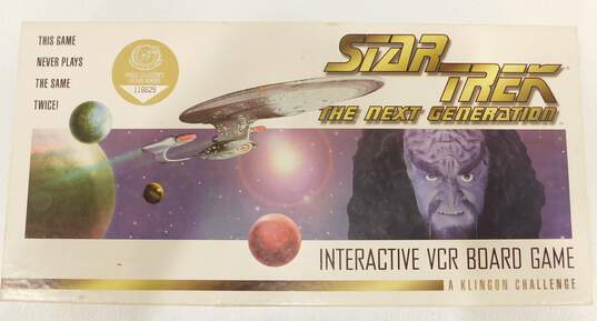 Star Trek The Next Generation A Klingon Challenge Interactive VCR VHS Board Game image number 2
