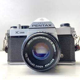 PENTAX K1000 35mm SLR Camera with 50mm 1:2 Lens
