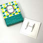 Designer Stella & Dot Silver-Tone Rhinestone Feather Drop Earrings w/ Box image number 4