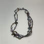 Designer Silpada 925 Sterling Silver Amethyst Multi-Strand Beaded Necklace image number 3