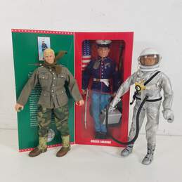 G.I. Joe Assorted Lot of  3  Vintage Action Figures  w/ Outfits alternative image
