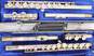 Armstrong Model 104 and Blessing Model B101 Flutes w/ Cases and Accessories (Set of 2) image number 1
