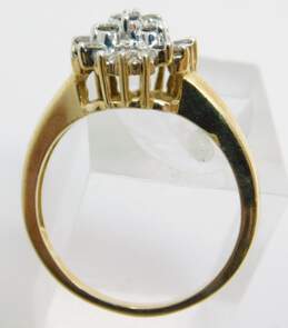 10K Yellow Gold 0.56 CTTW Baguette & Round Diamond Ring 3.0g alternative image