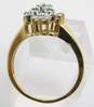 10K Yellow Gold 0.56 CTTW Baguette & Round Diamond Ring 3.0g image number 2