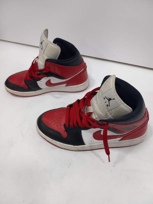 Nike Air Jordan 1S Women's Red Sneakers Size 9 image number 2