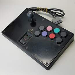 Hori Fighting Stick PS for Playstation 1 & 2 - metallic black